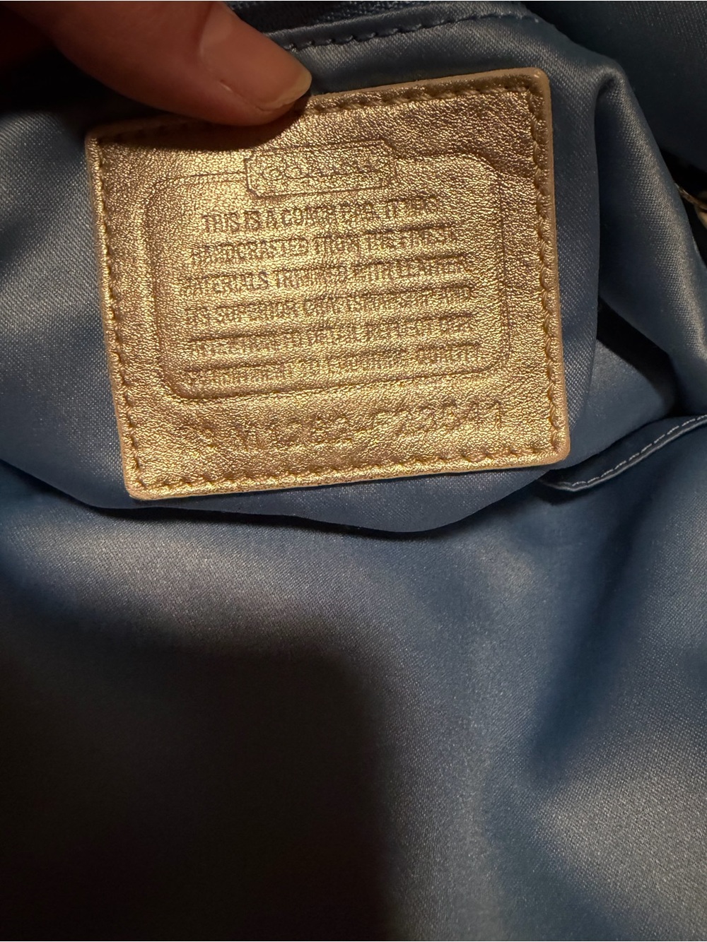 Coach Poppy Plaid Multicolor Bag with Gold Accents - Picture 5 of 9